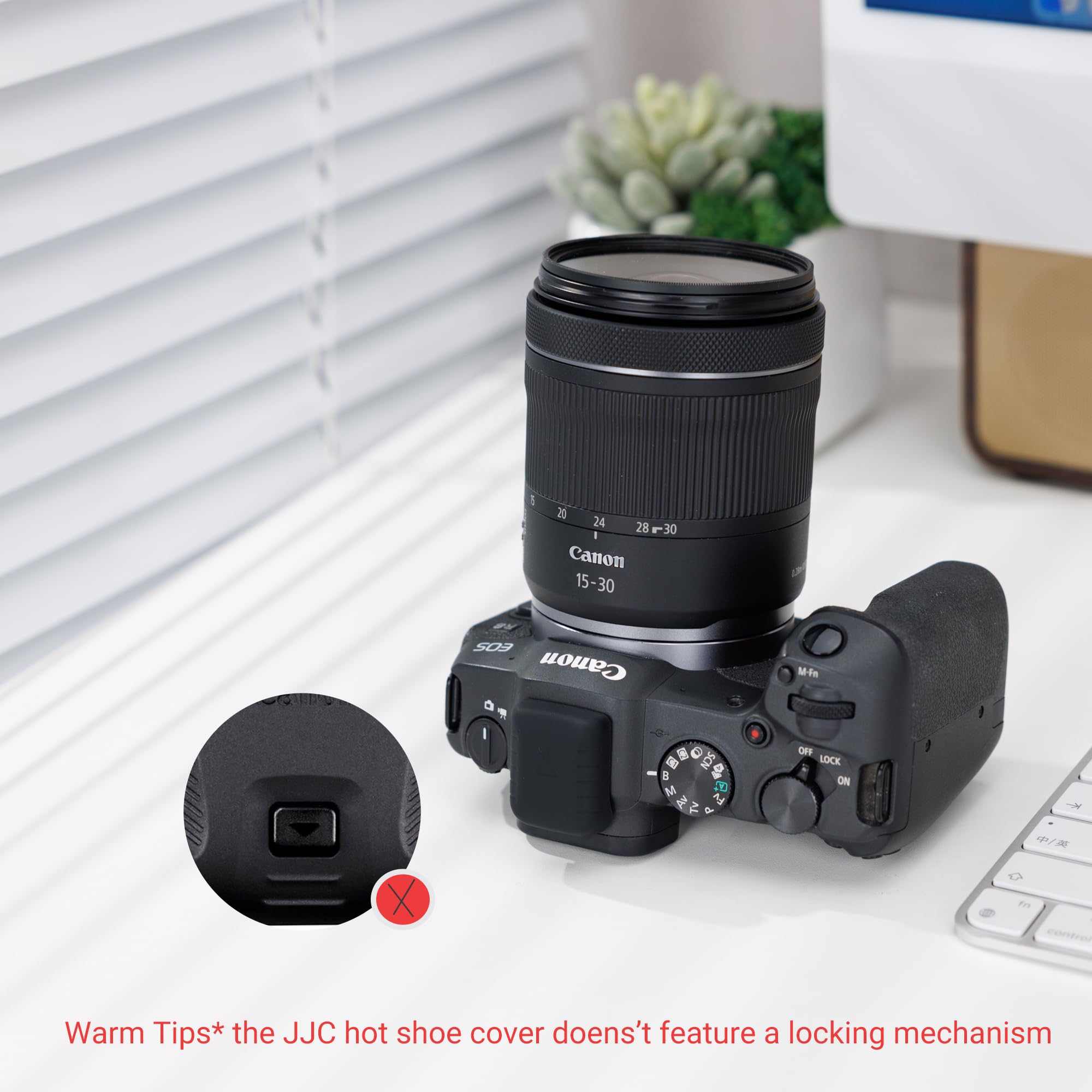 Amazon.com : JJC Hot Shoe Cover for Canon EOS R50V R50 R1 R3 R5